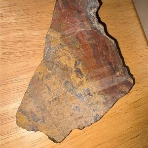 Natural Stone Slab with Earthy Tones agate.  #11